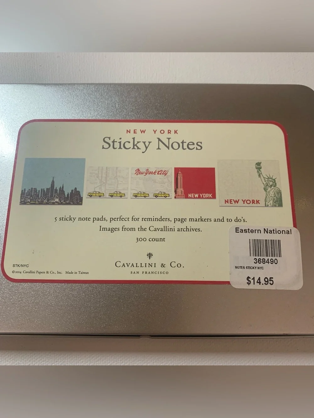 Brand new New York City pack of 5 sticky notes